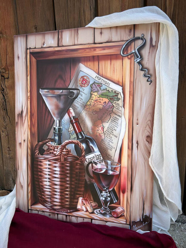 |The Cellar Key 🍷| Price: $450 Size: 24" x 36" Availability: Available ORDER