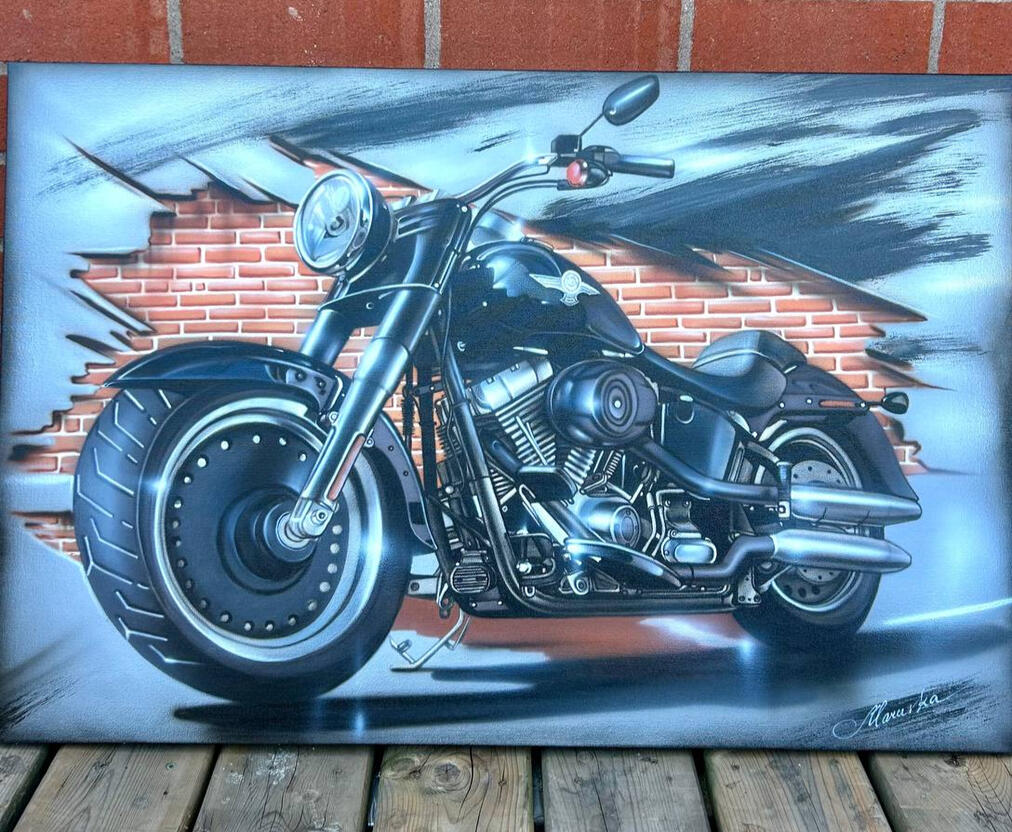 |The Chrome Nomad 🏍️| Price: $450 Size: 24" x 36" Availability: Available ORDER