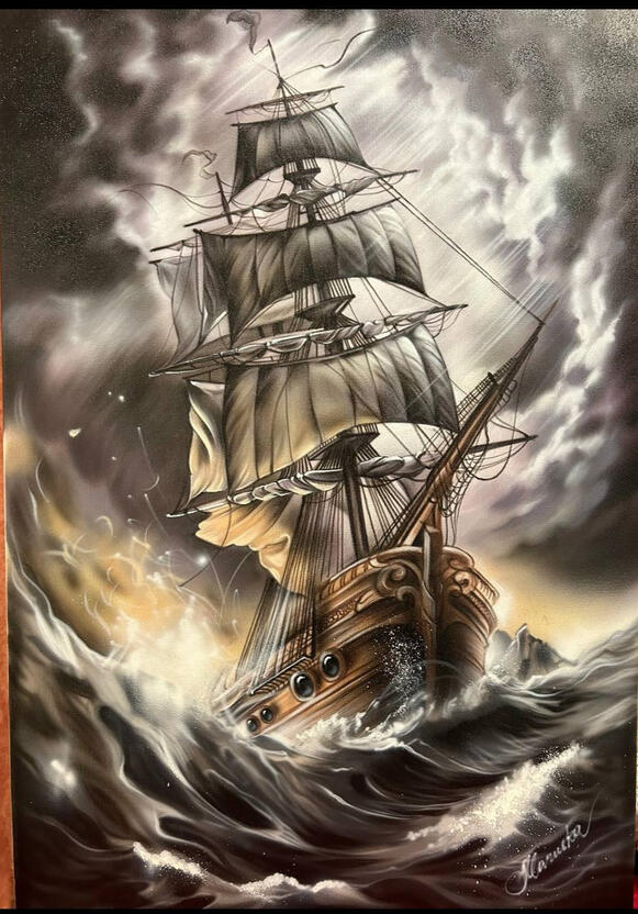 |Storm Chaser ⛈️| Price: $450 Size: 24" x 36" Availability: Available ORDER