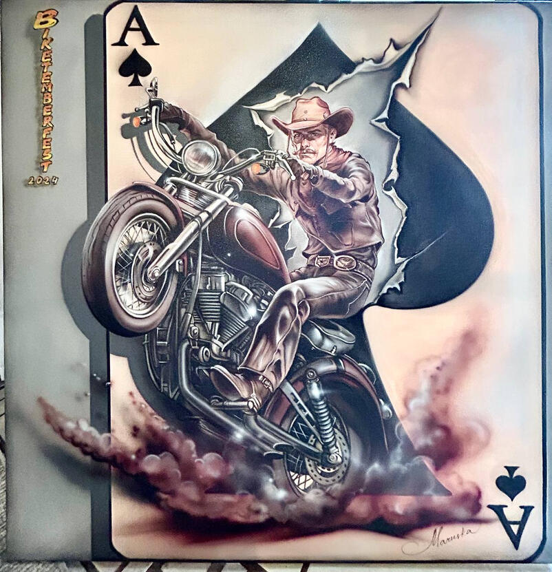 |The Ace of Roads ♠️| Price: $450 Size: 24" x 36" Availability: Available ORDER