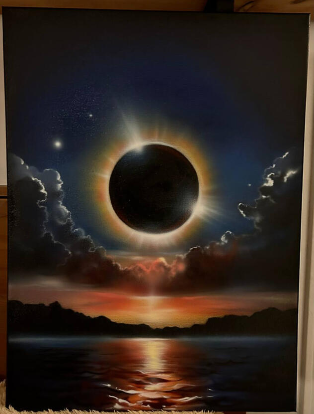|Event Horizon 🌑| Price: $450 Size: 24" x 36" Availability: Available ORDER