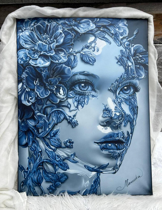 |Flora Persona 🌸| Price: $450 Size: 24" x 36" Availability: Available ORDER