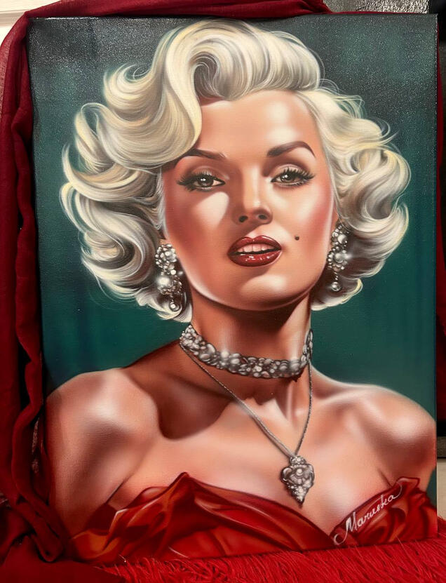 |Classic Marilyn 💋| Price: $450 Size: 24" x 36" Availability: Available ORDER