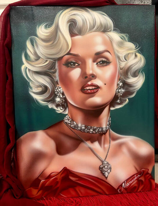 |Classic Marilyn 💋| Price: $450 Size: 24" x 36" Availability: Available ORDER