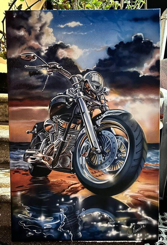 |Ocean Rider 🌊| Price: $450 Size: 24" x 36" Availability: Available ORDER