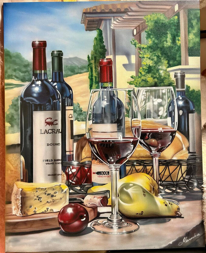 |Vineyard Serenity 🍷| Price: $450 Size: 24" x 36" Availability: Available ORDER
